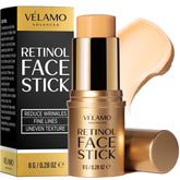 VELAMO ADVANCED Retinol Face Stick packaging for easy, at-a-glance anti-aging routine.