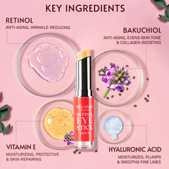 VELAMO ADVANCED Under-eye area application shows smooth, gentle glide for daytime use.