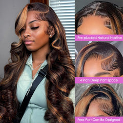 Vemalin body-wave texture closeup shows soft movement and volume.