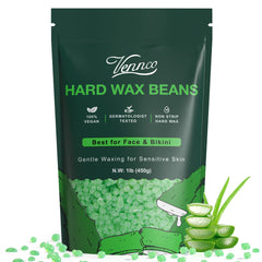 VENNCO hard wax beads for face application deliver precise gentle waxing for delicate areas