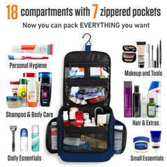 VENTURE 4TH removable clear pouch image supports TSA-ready liquids for quick security checks.
