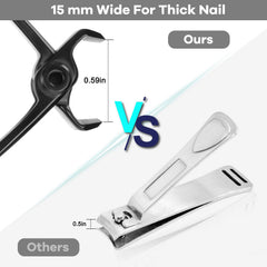 Vepkuso hygienic catcher toenail clippers prevent mess during clipping.