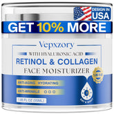 Vepxzory Face Moisturizer bottle pour highlights easy daily hydration.