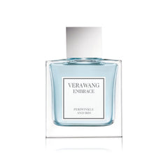 Vera Wang Embrace bottle highlights periwinkle iris for daily wear.