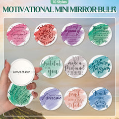 Vercraft compact mirrors flowers pattern for portable beauty checks on the go.