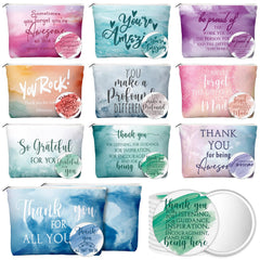 Vercraft inspirational makeup bags rose pattern for travel organization and daily touch-ups.
