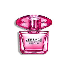 Versace Bright Crystal Absolut packaging box side view highlighting compact travel-friendly size.
