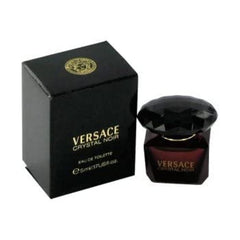 Versace Crystal Noir mini box packaging highlights gift-ready sophistication.