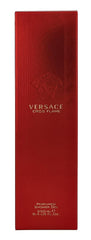 Versace Eros Flame bottle closeup highlights premium design and lasting scent.