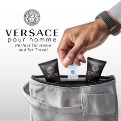 Versace Pour Homme gift-set box highlighting premium presentation