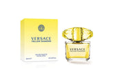 Versace Yellow Diamond bottle closeup highlights radiant packaging for daily glamour