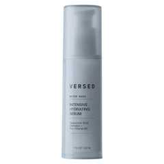 Versed Water Rush bottle pump shows quick daily hydration