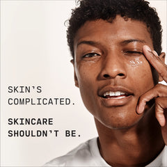 Versed Weekend Glow face and neck application demonstrates easy use for brightening.