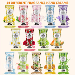 VESPRO hand cream tubes close-up highlighting travel-size minis for purse-ready moisture.