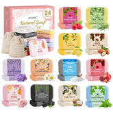 VESPRO 24-pack soap gift set image highlights assorted scents for gifting and everyday cleansing