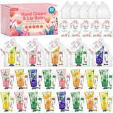 VESPRO 80-pack hand cream set shown, bulk guest gifts with nourishing moisture.