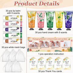 VESPRO thank you cards with organza bags for refined gift presentation.
