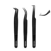 VEYES INC lash tweezers fiber-tip close-up for precise lash pickup and control