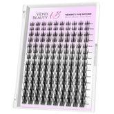 VEYESBEAUTY lash clusters band thin soft for comfortable all-day wear.