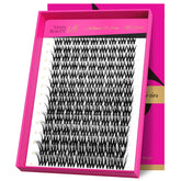 VEYESBEAUTY lash clusters show 3D layered fluffy volume for natural lift