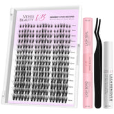 VEYESBEAUTY lash clusters kit packaging enables easy at-home lash styling and reuse.