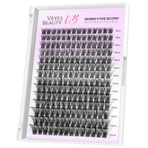 VEYESBEAUTY lash clusters tray wispy – versatile DIY lash customization.