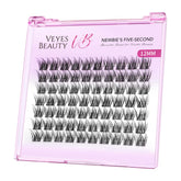 VEYESBEAUTY lash clusters tray enables easy DIY lash looks.