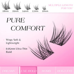 VEYESBEAUTY PBT fibers deliver natural fluff and light feel.