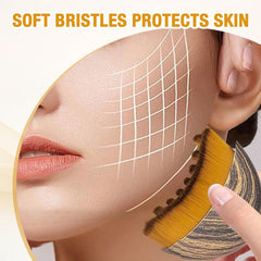 VFFWBB dry brush aiding skincare routine for smoother skin and radiant glow