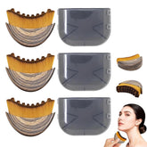 VFFWBB lymphatic contour face brush with compact case for on-the-go skincare