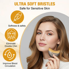 VFFWBB lymphatic drainage brush with soft bristles for gentle daily cleansing