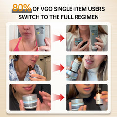 VGO moisturizer texture closeup features lightweight, fast-absorbing hydration.