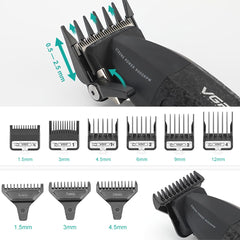 VGR 640S3 foil shaver uses dual hypoallergenic foils for smooth shaving.