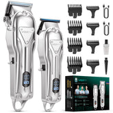 VGRPRO electric clippers with battery life display enabling cordless grooming anywhere.