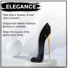 Viaan Krishna Fantasy Girl mini high heel bottle—playful design for a stylish fragrance routine.