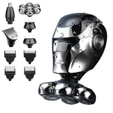 Viatia electric shaver bald head shown with sleek design for quick shaving