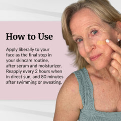 Vibriance Sheer Zinc Sunscreen hydration boost with hyaluronic acid for skin