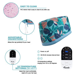 VICARKO hair steamer ten settings timer offers customizable scheduling