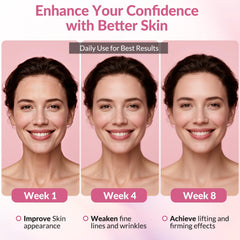 VicGFHS neck firming cream rubs in—tip application for smoothing fine lines.