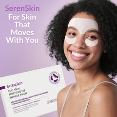 VicGFHS night-time patch application image for a simple skincare ritual.