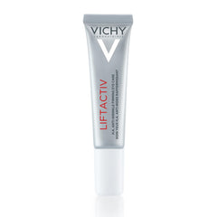 VICHY front packaging showing product and benefits for firmer eyes