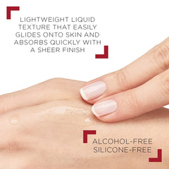 VICHY close-up of lightweight serum texture for fast absorption benefit