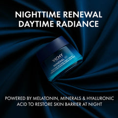 VICHY close-up of cream texture highlighting rich hydration benefits