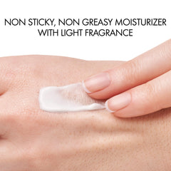 VICHY product in hand application demonstrating easy absorption