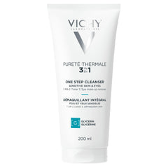 VICHY bottle front view showing product and clear labeling for easy identification