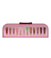 Victoria's Secret 12-piece lip gift set box shows versatile shade options for everyday looks
