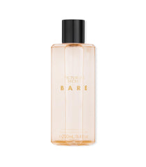 Victoria's Secret Bare Fragrance Mist bottle closeup showcasing woody floral scent notes