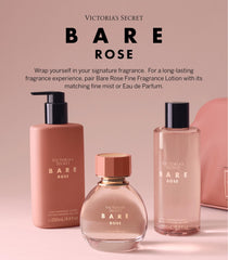 Victoria's Secret Bare Rose packaging image conveys travel-friendly design.