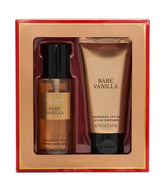 Victoria's Secret Bare Vanilla mini fragrance duo packaging shown as a gift-ready presentation.