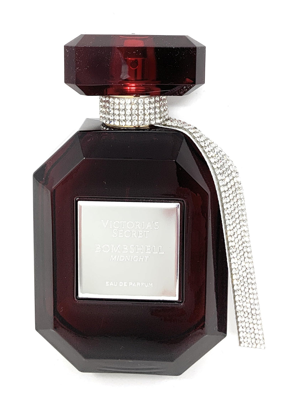Victoria's Secret Bombshell Midnight bottle front view with collectible limited edition appeal for evenings.